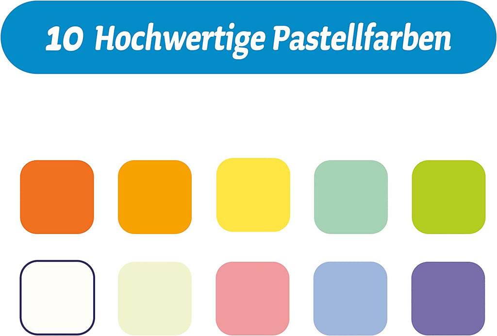 10 Pastell Wachsplatten zum gestalten, dekorieren und verzieren Mein Shop 