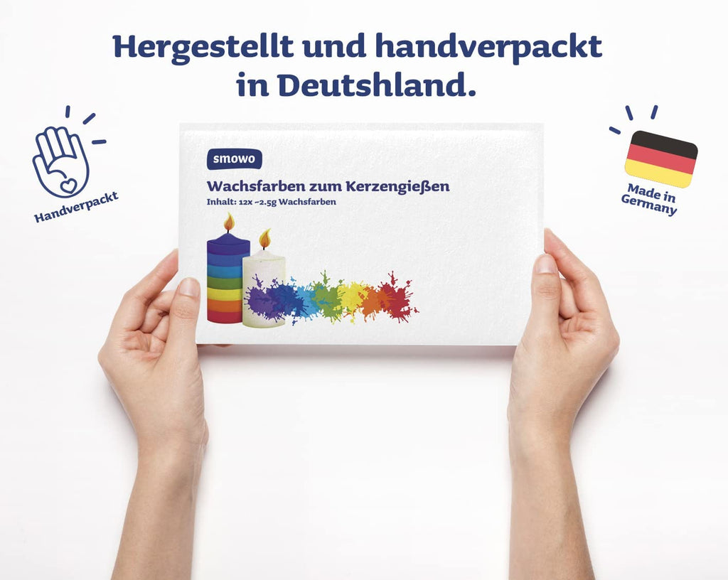 12 Kerzenwachs Farben zum Kerzen selber machen Mein Shop 